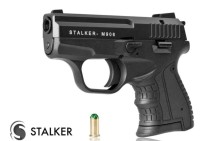 PISTOLET HUKOWY ALARMOWO  SYGNAŁOWY  STALKER M906 BAS kal..22 LONG BLANG (6 mm)  - CZARNY