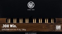 Amunicja RWS karabinowa BA 13 kal. 308Win EVO 11,9G 