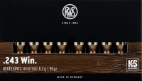 Amunicja RWS karabinowa BA 13 kal. 243 WIN  KS 6,2G 