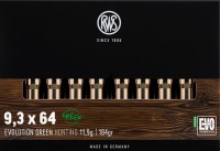 Amunicja RWS karabinowa BA 13 kal. 9,3x64 EVO Green 11,9G/184GR 