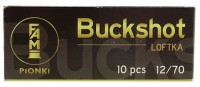 AMUNICJA 12/70 FAM PIONKI BUCKSHOT/LOFTKA SG 8,60/34G, 1op.=10szt.
